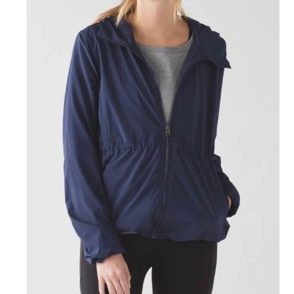 Lululemon Belle Jacket deep indigo size 4